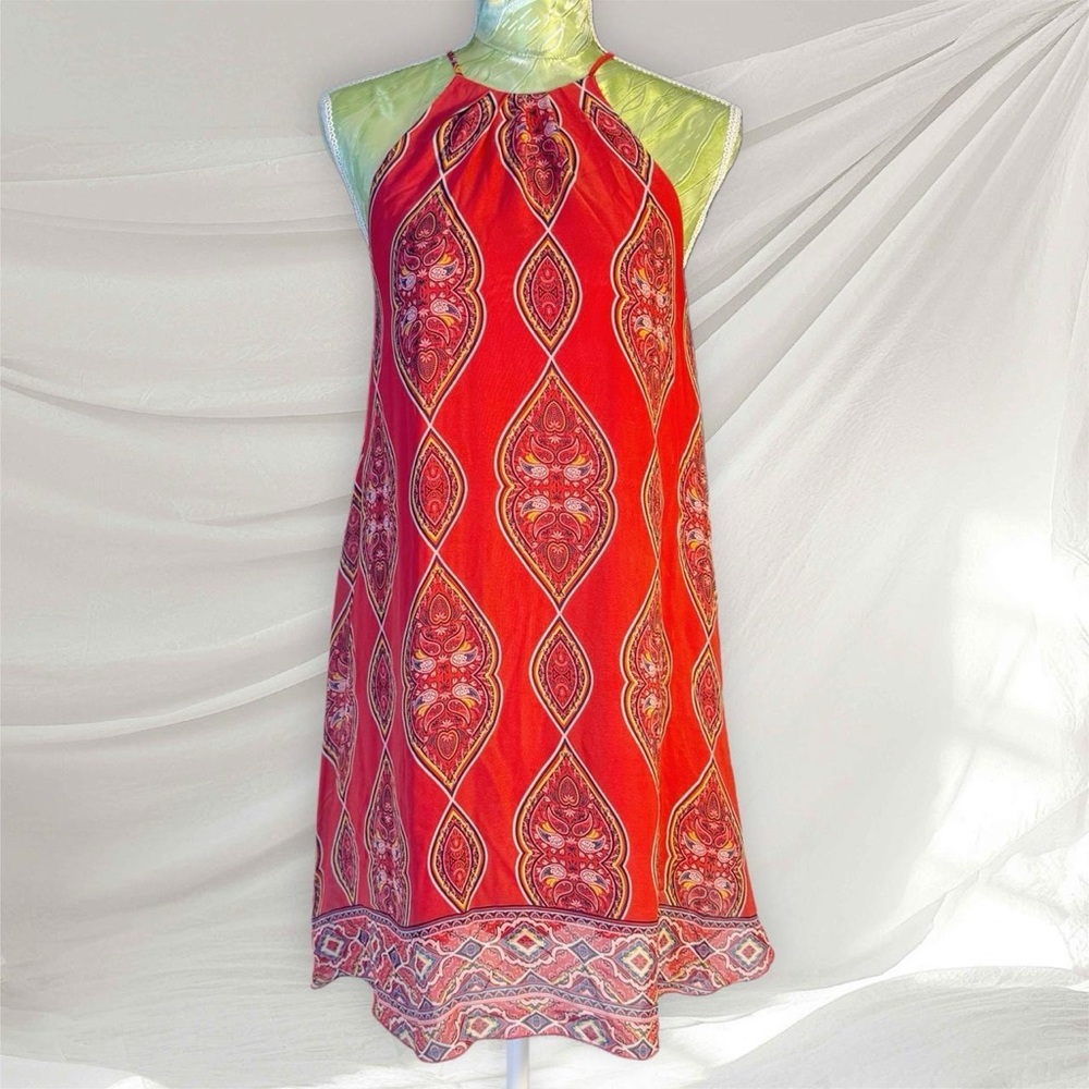 Rue21 Red Patterned Mini Dress - Picture 2 of 5